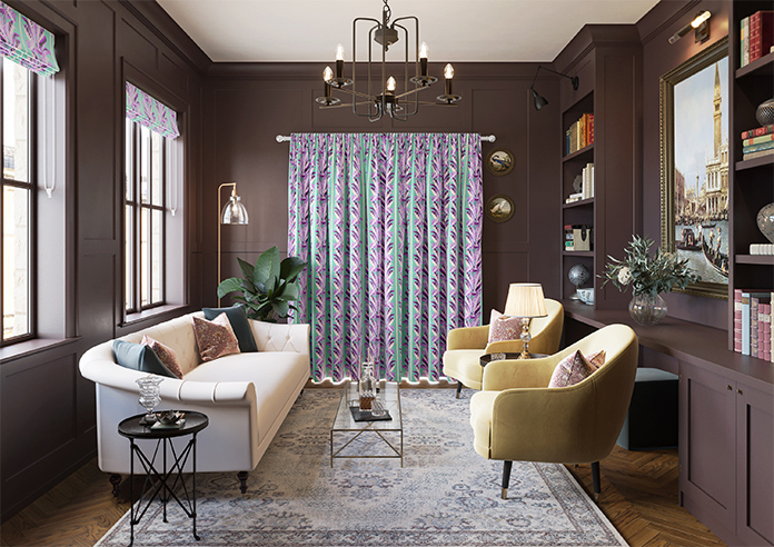 Miami, Purple - Made To Measure Curtains - Image 15